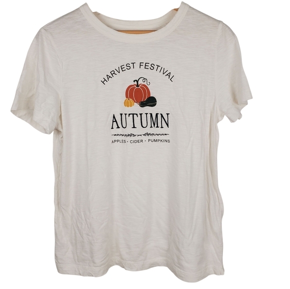 LOFT Autumn Harvest Festival Tee. LG. K0137 - Picture 1 of 8